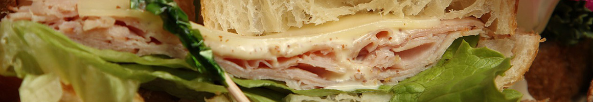 Eating Deli Sandwich at Bobby Sandwich Shop restaurant in Tampa, FL.